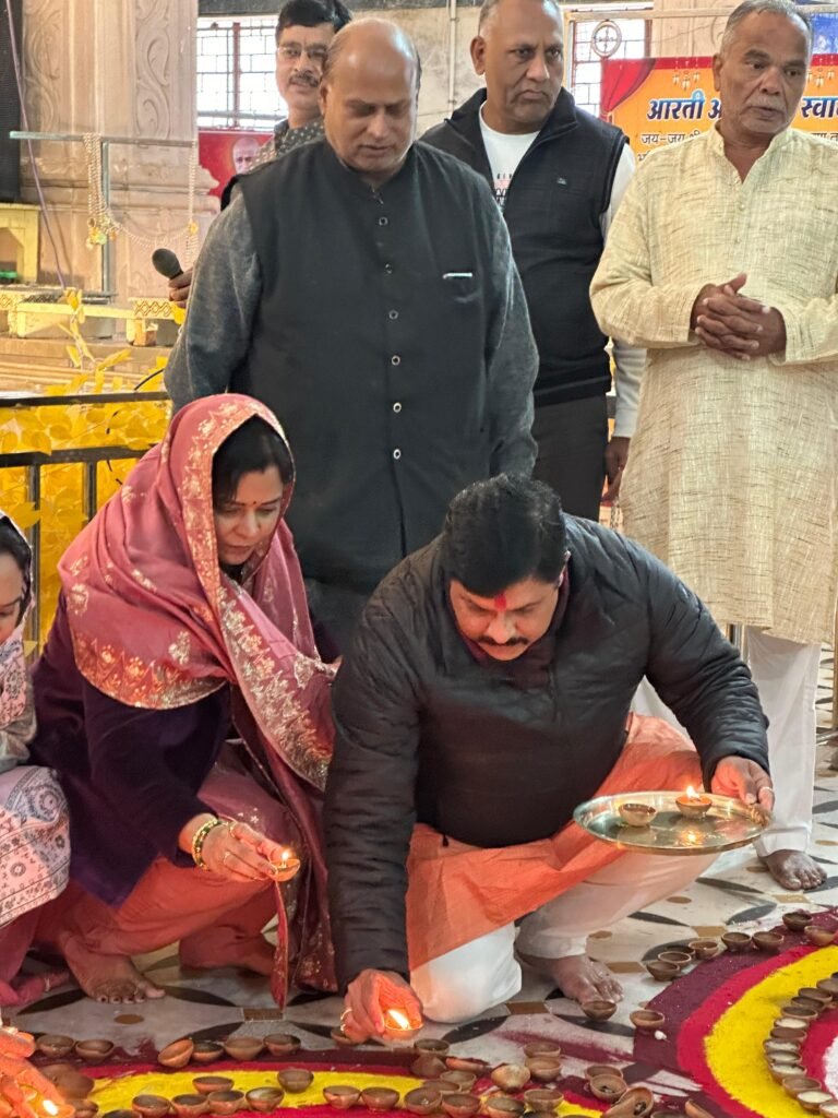 श्री राम मंदिर निर्माण के उत्सव हेतु गांव-गांव दीपक वितरित करेंगे सांसद डॉ केपी यादव