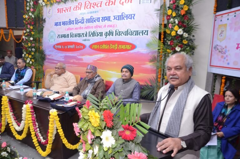 भारत में अब राष्ट्रीयता का भाव उपजा है – नरेंद्र सिंह तोमर