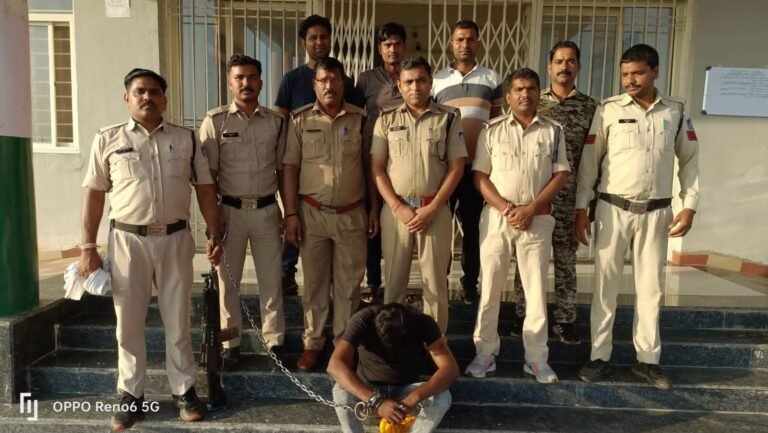 लंबे समय से फरार 10 हजार का इनामी बदमाश गिरफ्तार,सिरसौद व गोपालपुर पुलिस की संयुक्त टीम की कार्यवाही