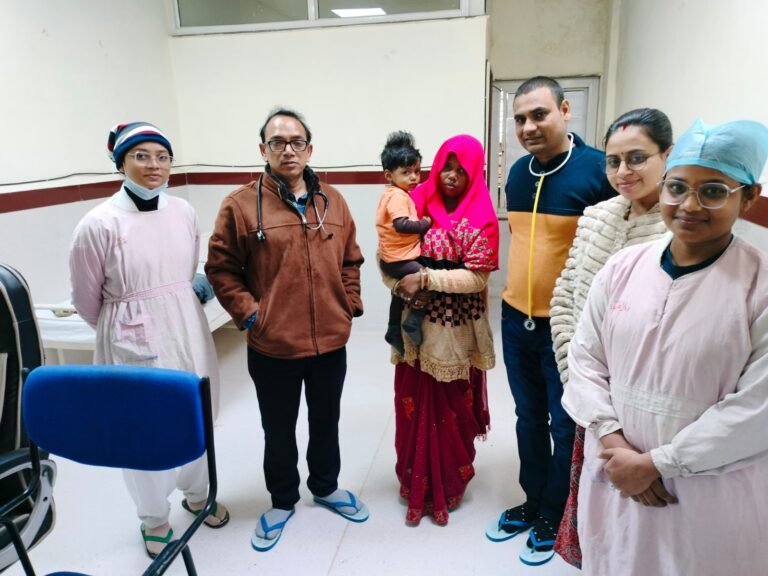 शिवपुरी गंभीर सांस की तकलीफ से जिला अस्पताल में भर्ती हुए बच्चे की बचाई जान  